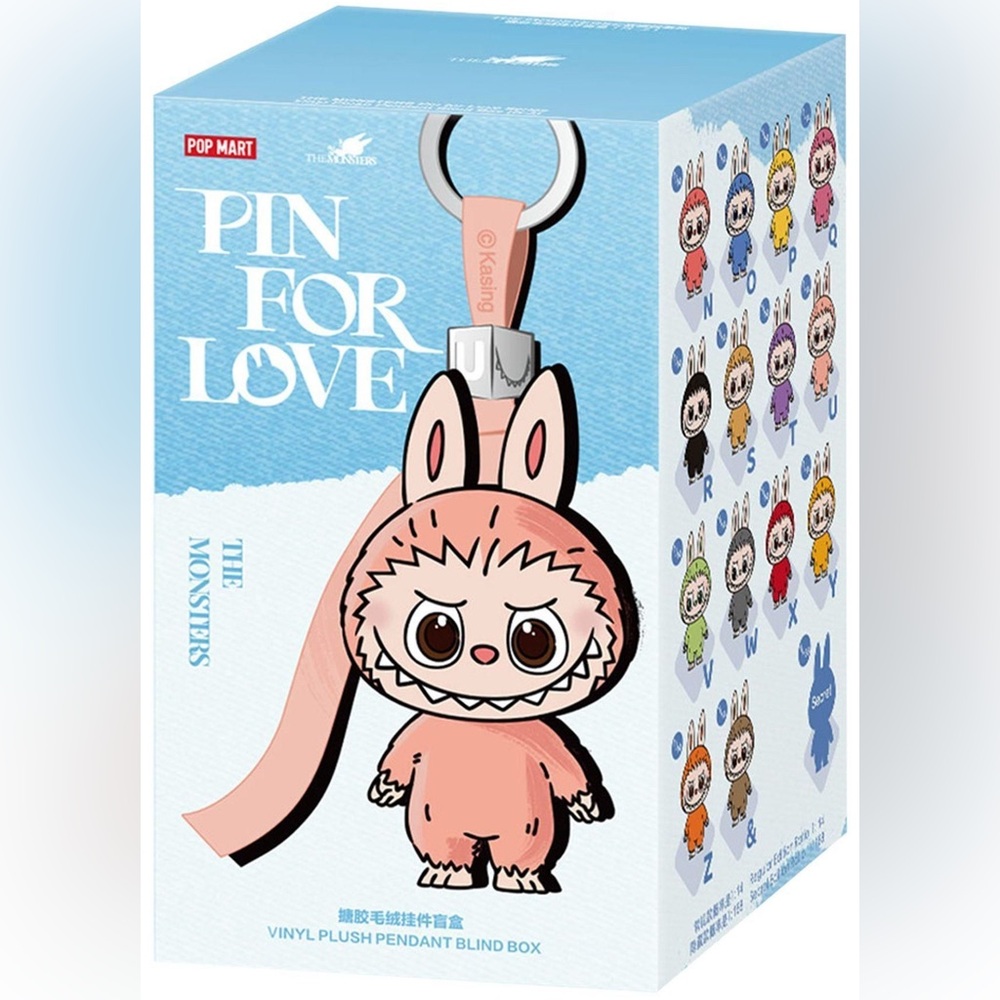 POP MART The Monsters PIN FOR LOVE Vinyl Plush Single Blind Box!